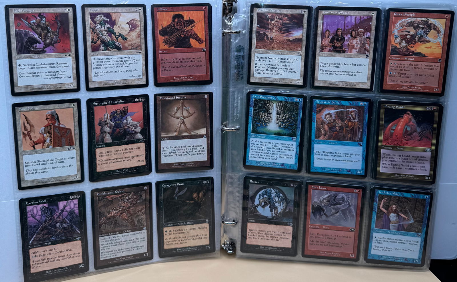 1990s Magic The Gathering Trading Cards Binder (1 of 5)