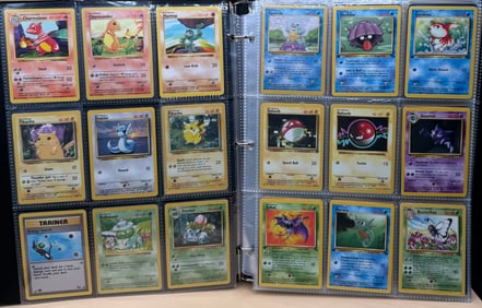 1999 Pokemon 1st Editon Trading Cards Binder