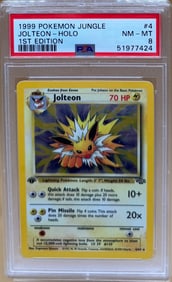 1999 Jolteon Holo 1st Edition Pokemon