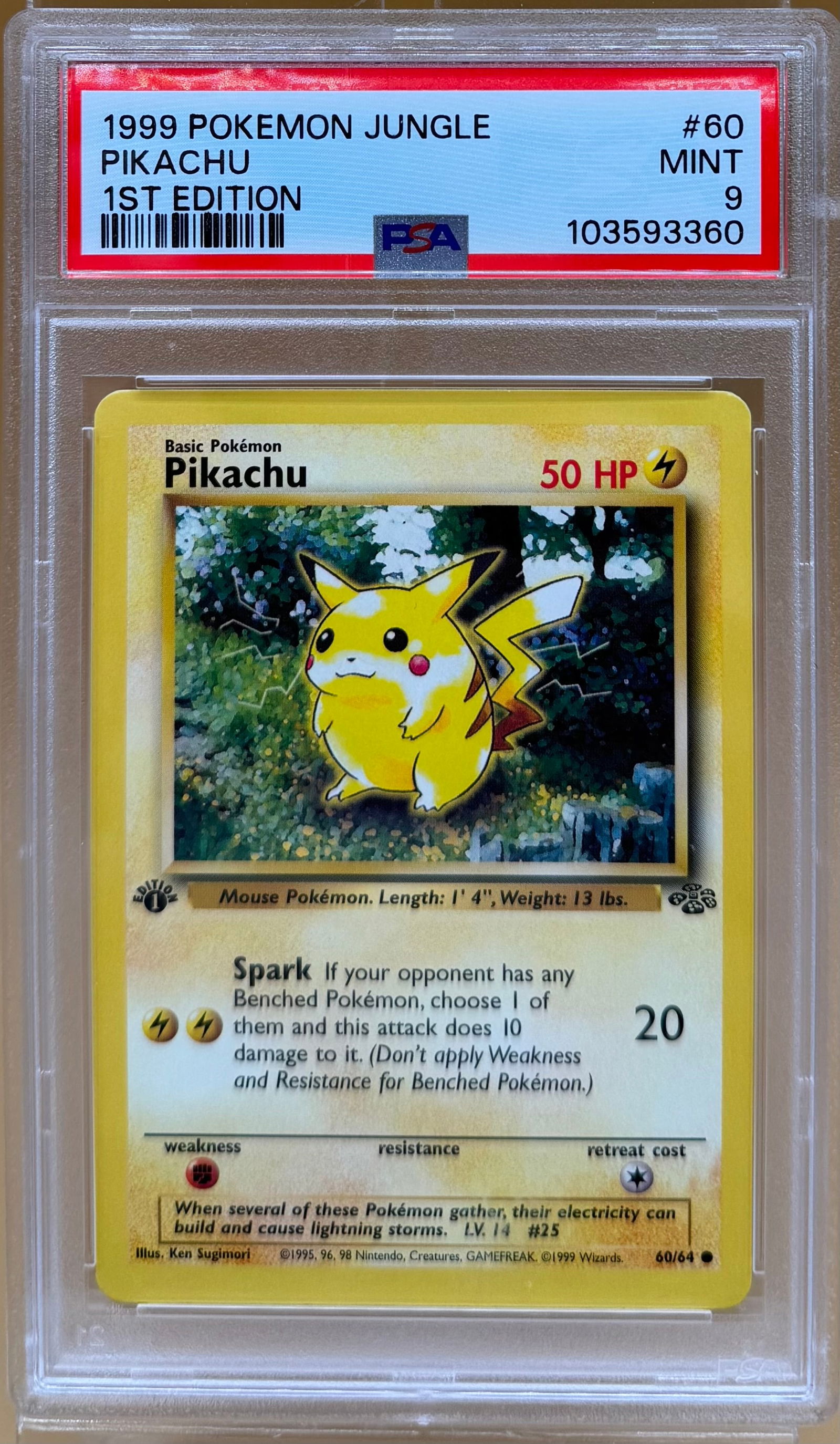 1999 Pikachu 1st Edition Pokemon (1 of 2)