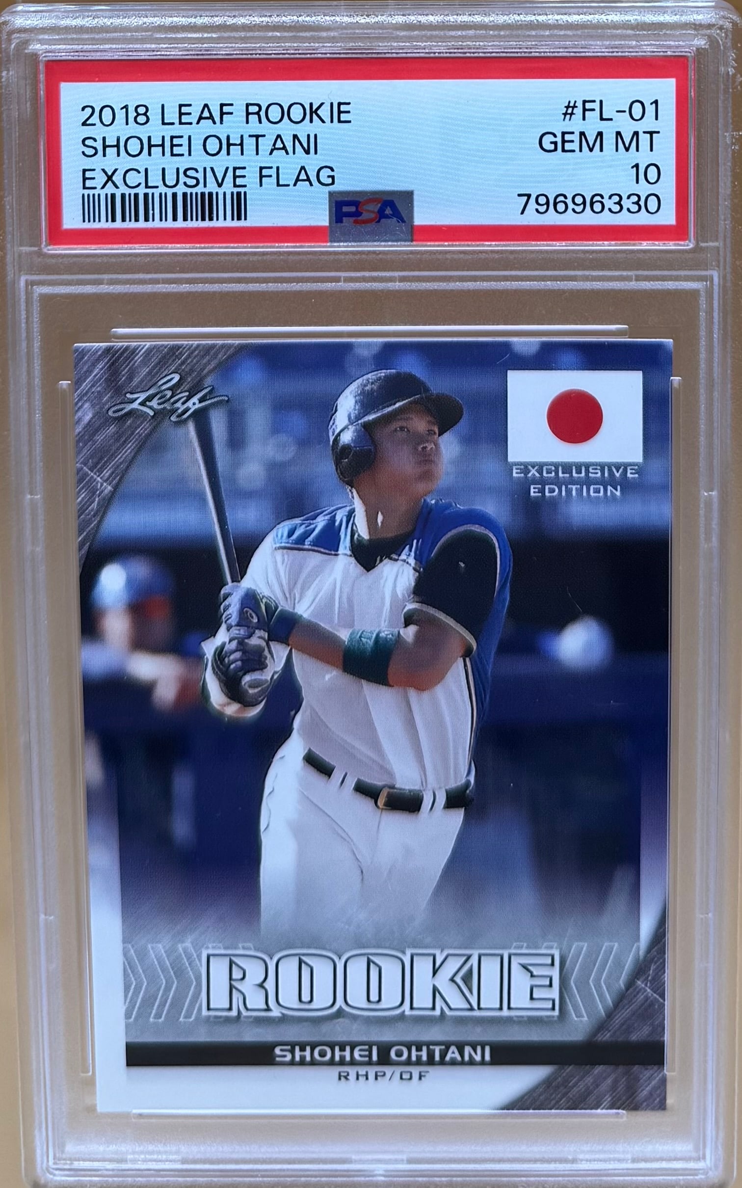 2018 Shohei Ohtani Exclusive Flag Rookie Card (1 of 2)