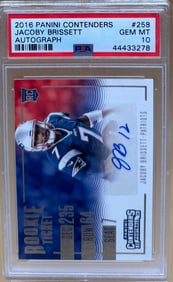 Jacoby Brissett Rookie Ticket Auto