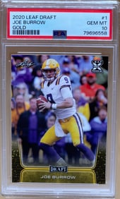 2020 Draft Joe Burrow Rookie Card