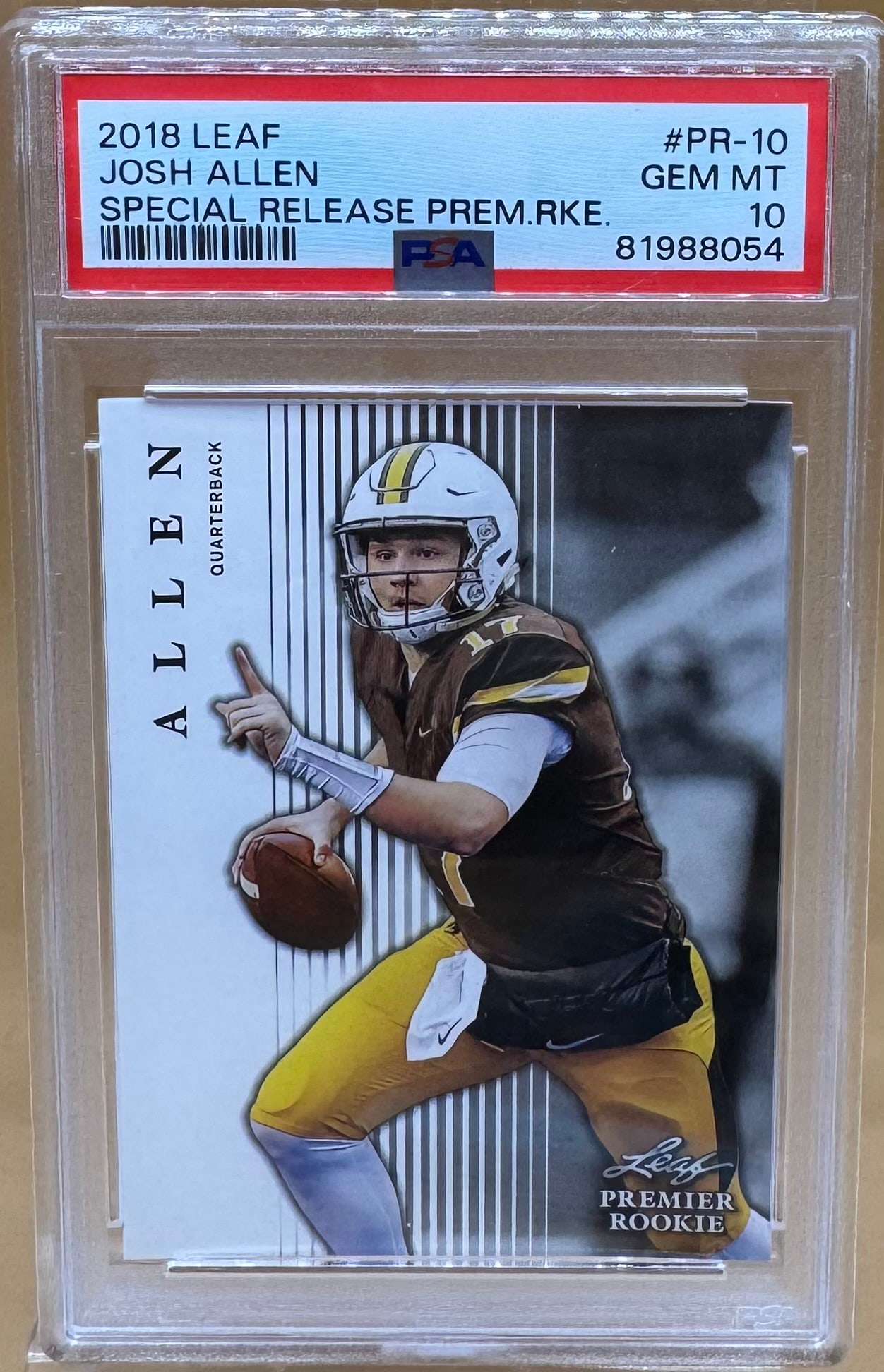 Josh Allen Rookie Special Release Card (1 of 2)