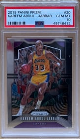 Kareem Abdul Jabbar Prizm Card
