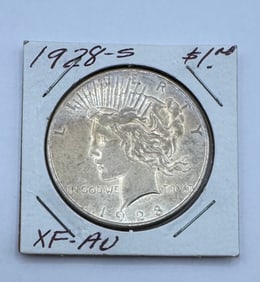 1928 S One Peace Dollar Coin
