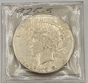1925 S One Peace Dollar Coin