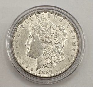 1887 One Dollar Silver Coin