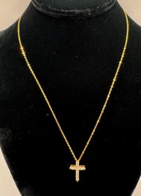 Cross VVS Moissanite Necklace