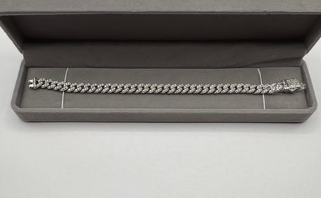 Cuban VVS1 Moissanite Bracelet