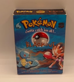 1999 Pokemon Blackout Theme Deck Box
