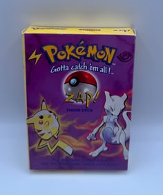 1999 Pokemon Zap Theme Deck Box