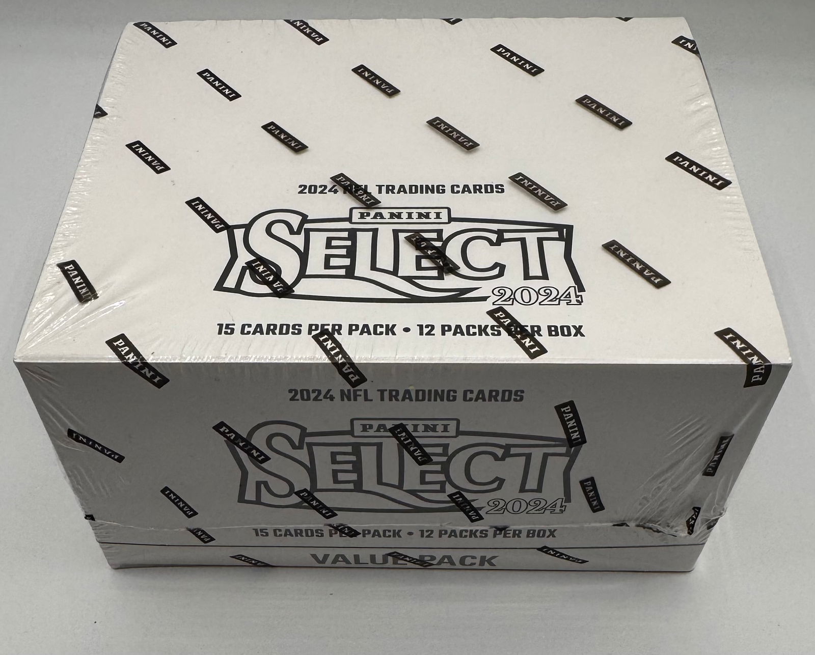 2024 Panini Select NFL Football Sealed Value Pack Box: A factory-sealed 2024 Panini Select Football box containing multiple value packs (multi-packs). Select is one of the most popular NFL products due to its tiered base set (Concourse, Premier Level, Cou