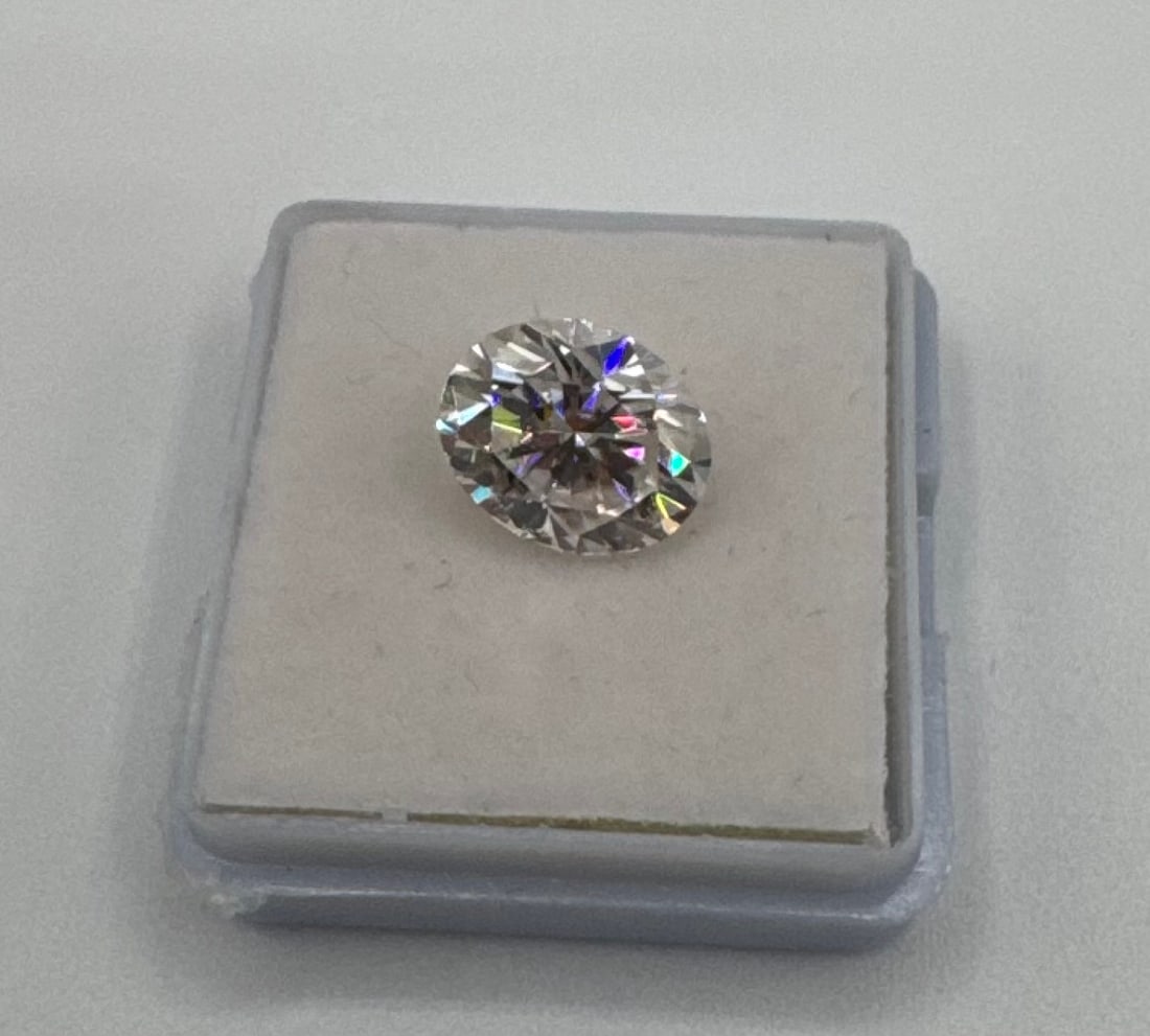 5.00 CT Oval Brilliant Cut Classic Moissanite – Loose Gemstone (1 of 3)