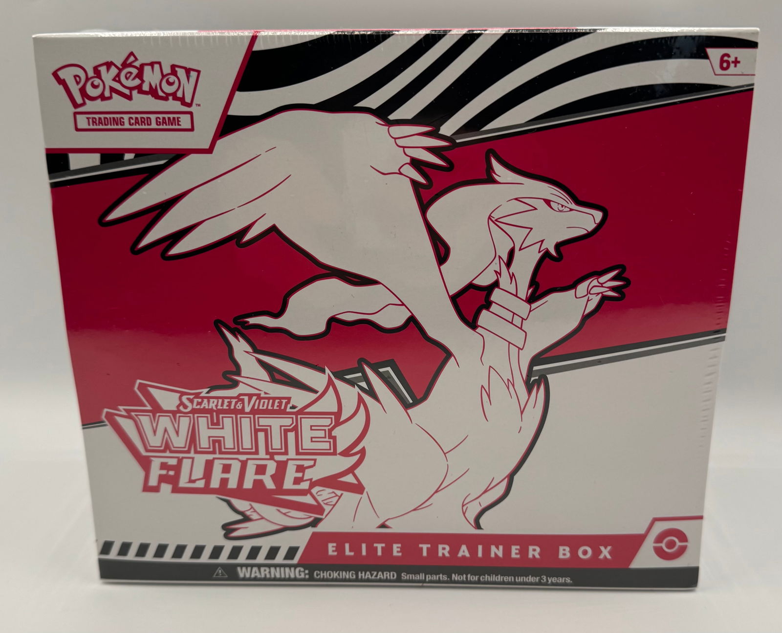 Pokemon TCG Scarlet & Violet White Flare Elite Trainer Box Factory Sealed New: Pokemon TCG Scarlet & Violet White Flare Elite Trainer Box Factory Sealed New