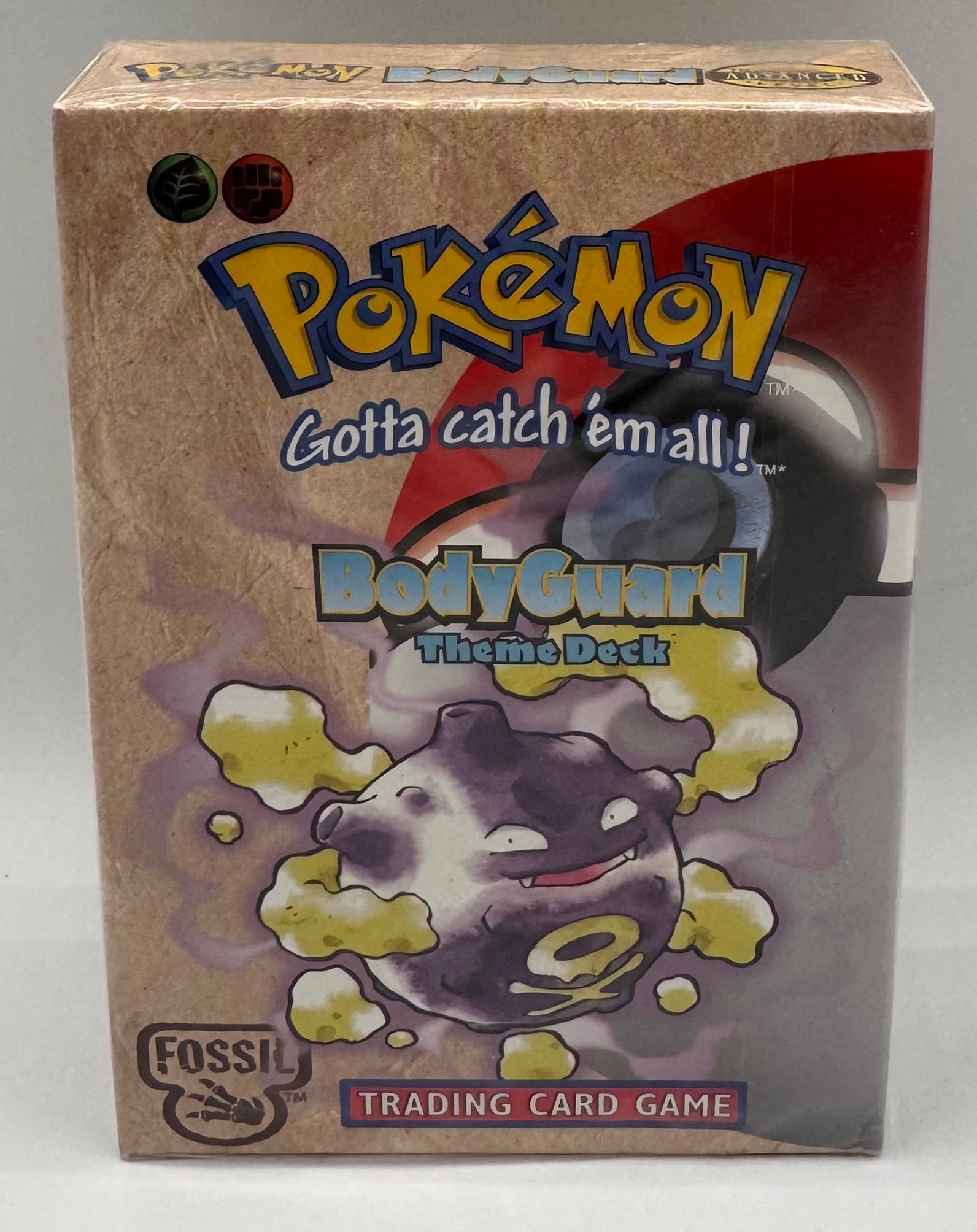 Sealed Pokémon TCG BodyGuard Theme Deck - Fossil Set - WOTC 1999 (1 of 2)