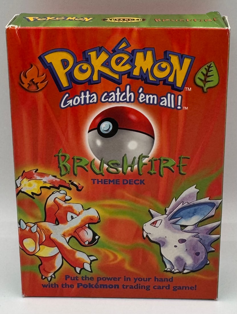 1999 Pokemon Base Set Brushfire Theme Deck. (1 of 2)