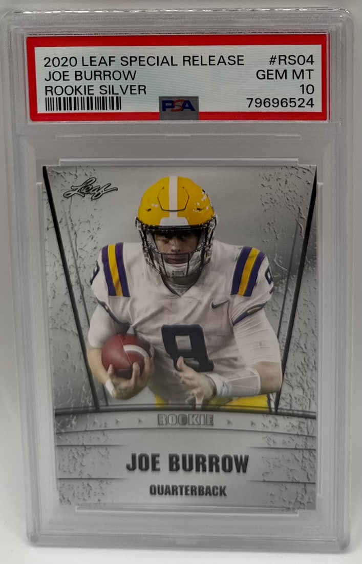 2020 Leaf Special Release Joe Burrow Rookie Silver Parallel - PSA 10 (1 of 2)