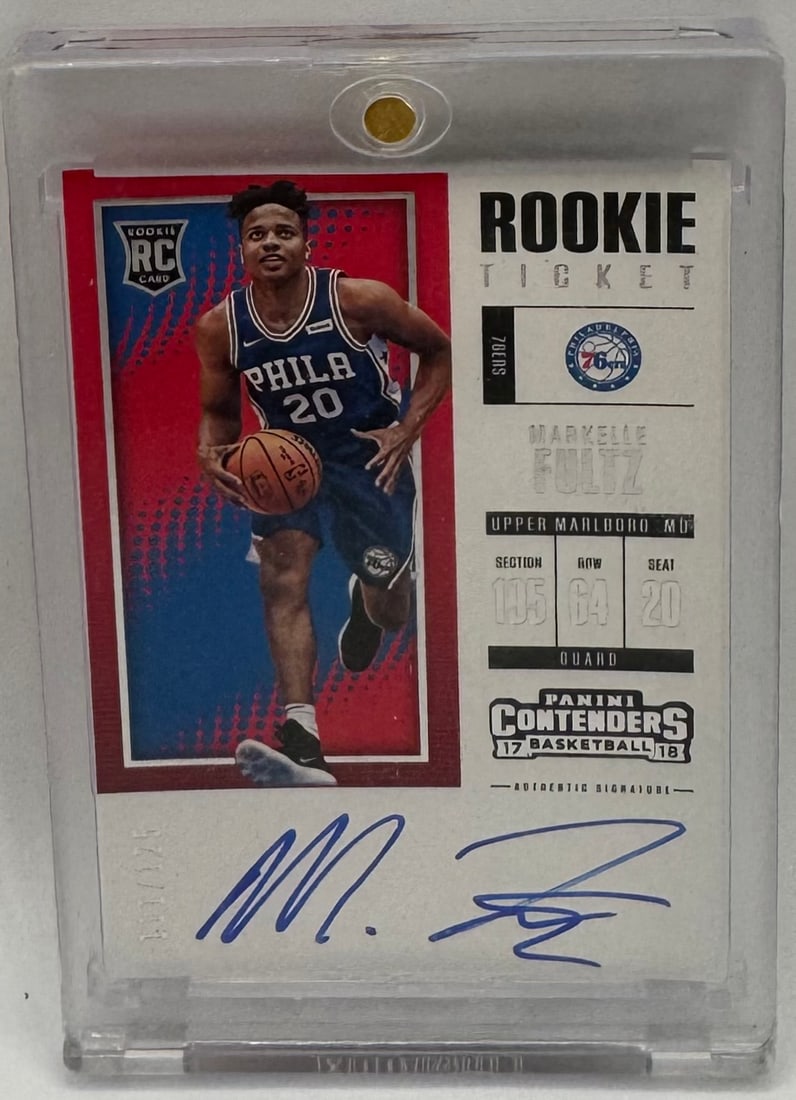 Markelle Fultz 2017-18 Panini Contenders Rookie Ticket Auto (1 of 2)