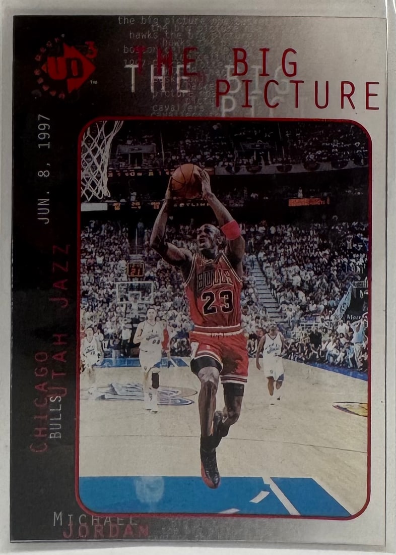 Michael Jordan 1997 Upper Deck The Big Picture Hologram (1 of 2)