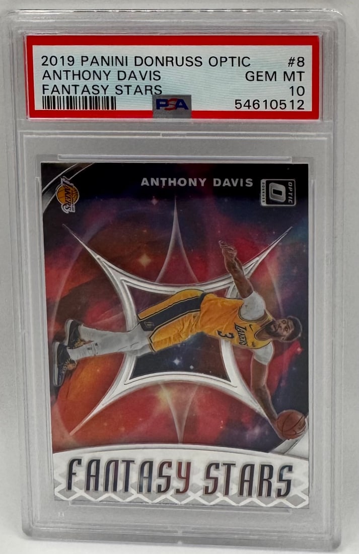 Anthony Davis 2019 Panini Donruss Optic Fantasy Stars - PSA 10 (1 of 2)