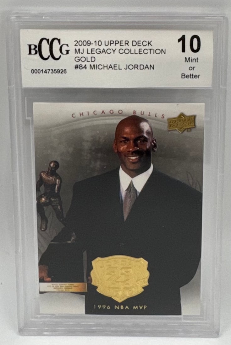 Michael Jordan 2009-10 Upper Deck MJ Legacy Gold #84 – BCCG 10 (1 of 2)