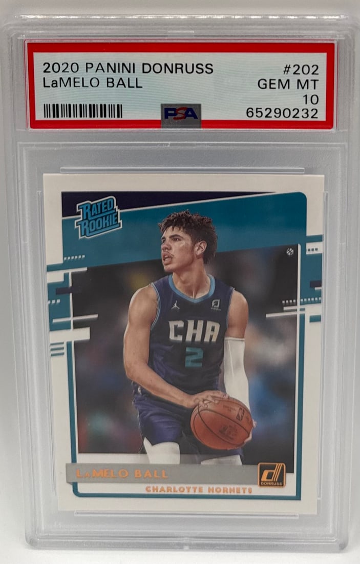 LaMelo Ball 2020 Panini Donruss Rated Rookie – PSA 10 (1 of 2)