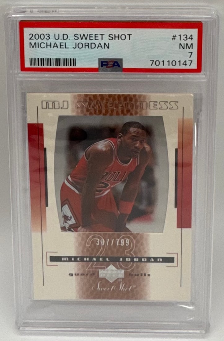2003 Upper Deck Sweet Shot Michael Jordan #134 Serial #/799 (1 of 2)