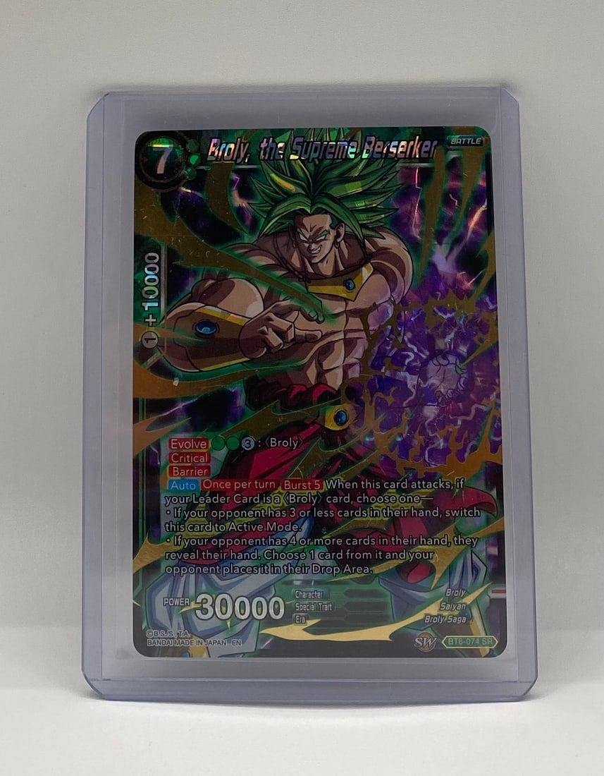 Dragon Ball Super TCG: Broly, the Supreme Berserker SR Destroyer Kings (1 of 2)