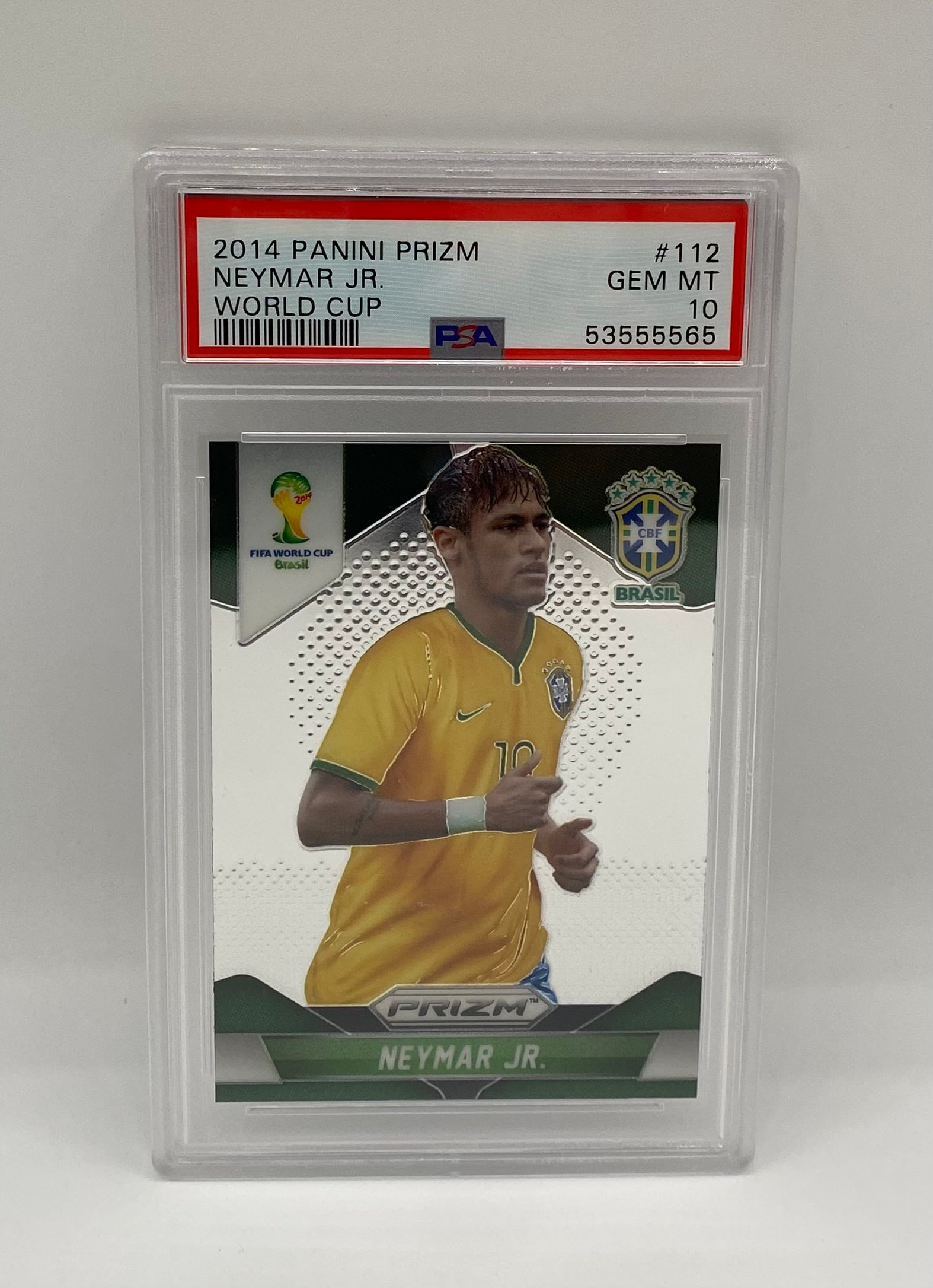 2014 Panini Prizm World Cup Neymar Jr Card (1 of 2)
