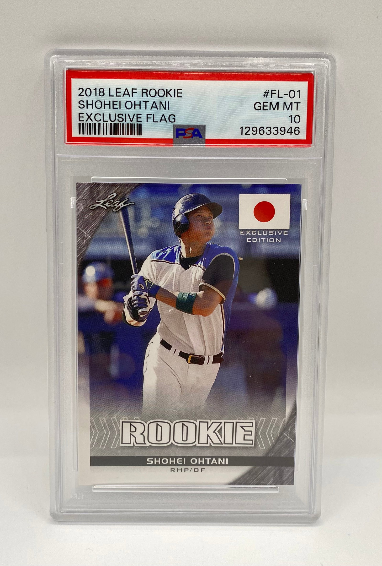 2018 Leaf Rookie Shohei Ohtani Exclusive Flag (1 of 2)