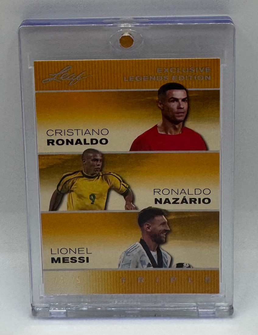 Cristiano Ronaldo , Ronaldo Nazário And Lionel Messi Gold 24/25 (1 of 2)