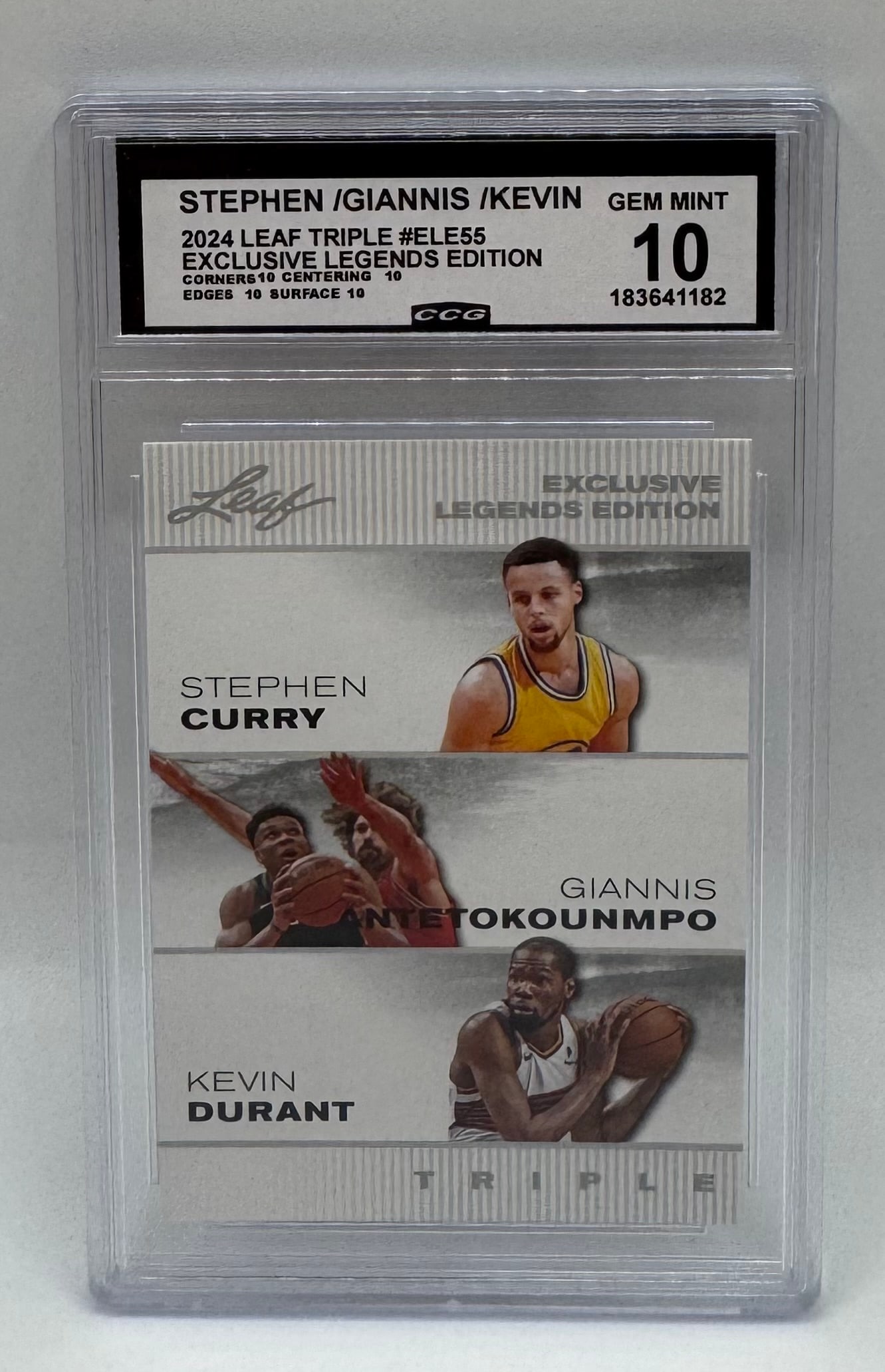 Exclusive Legends Stephen Curry, Giannis Antetokounmpo, Kevin Durant - CCG 10 (1 of 2)