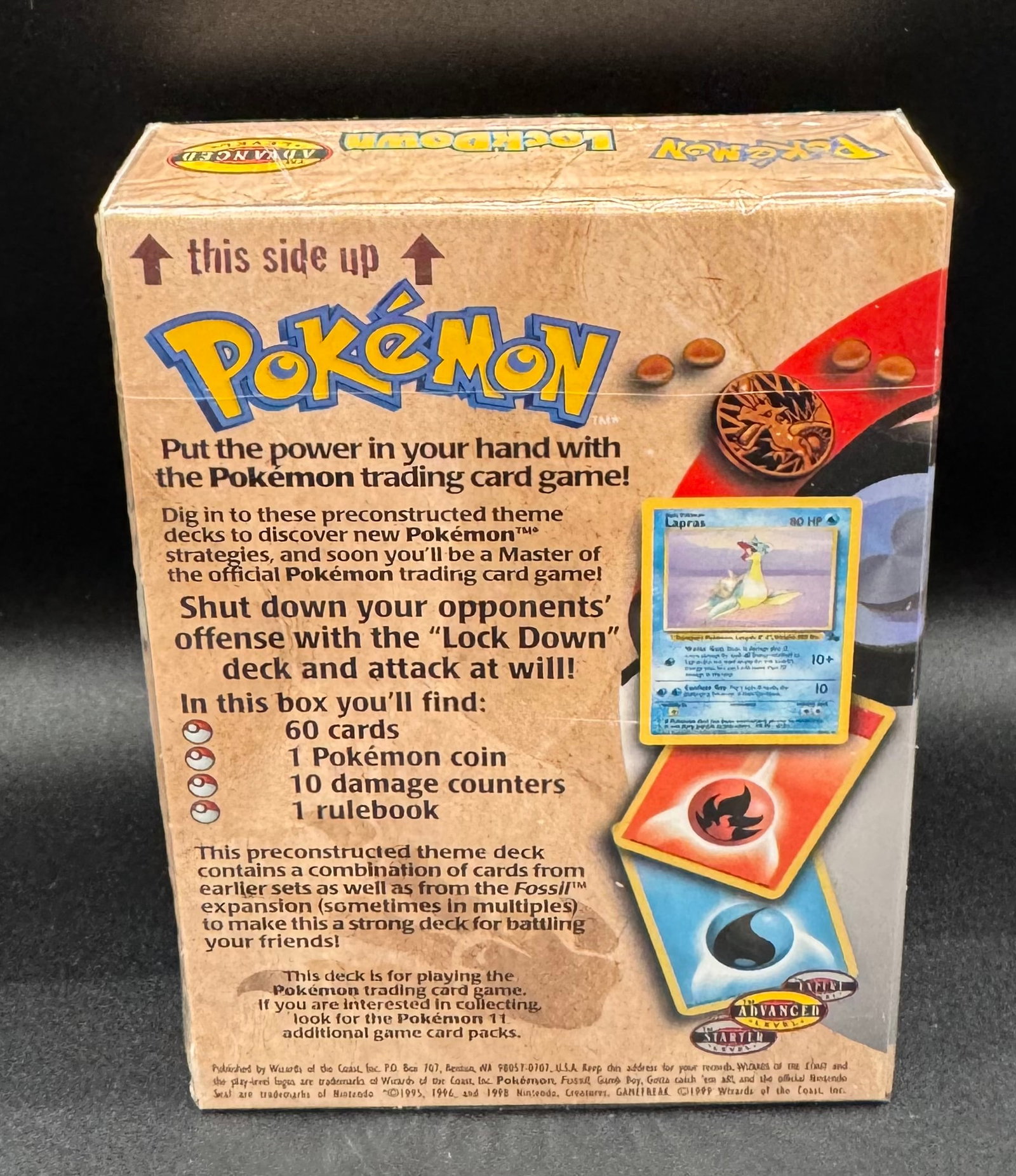 Sealed Pokémon Fossil LockDown Theme Deck - 2