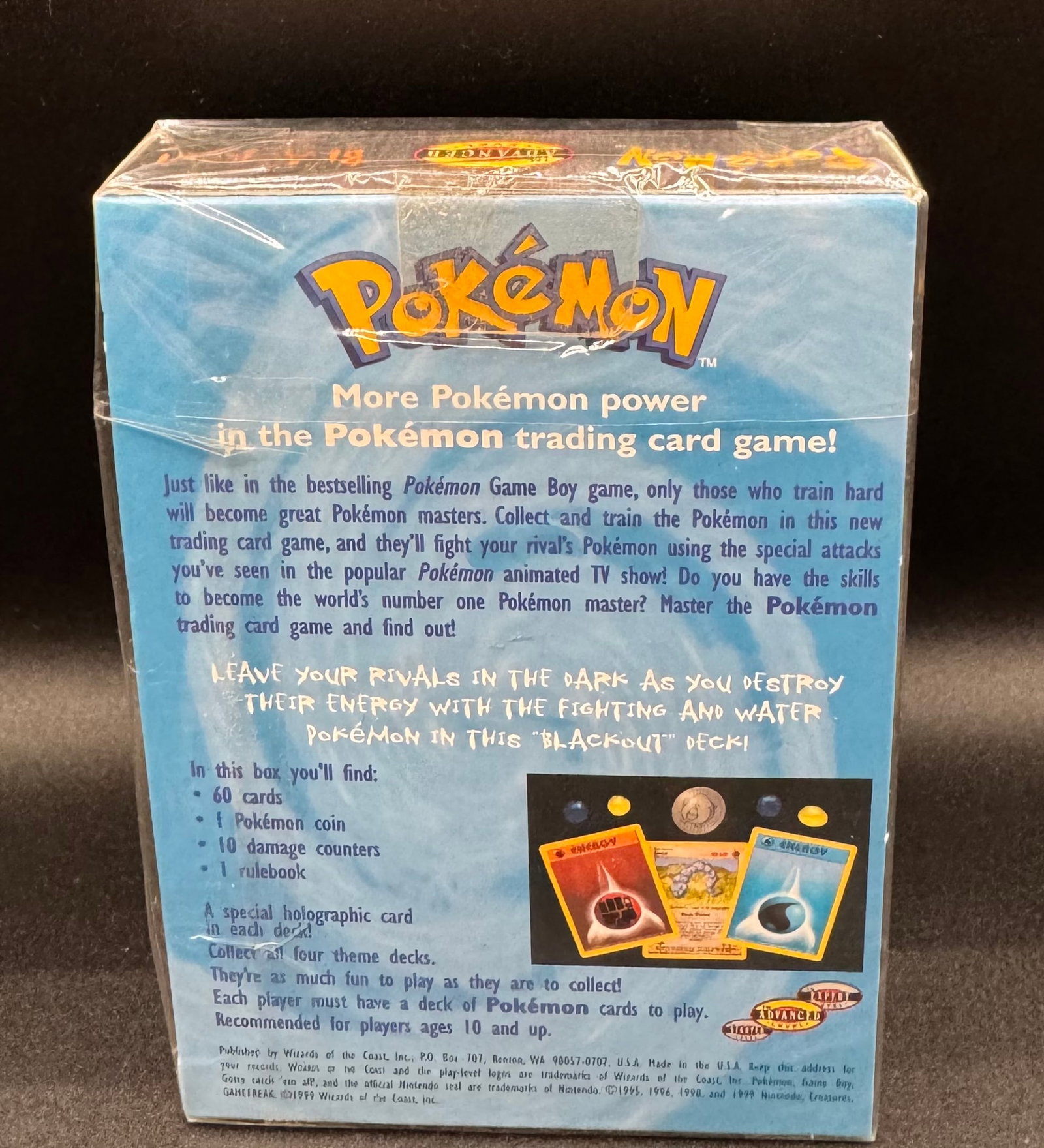 Sealed Pokémon Base Set Blackout Theme Deck - 2