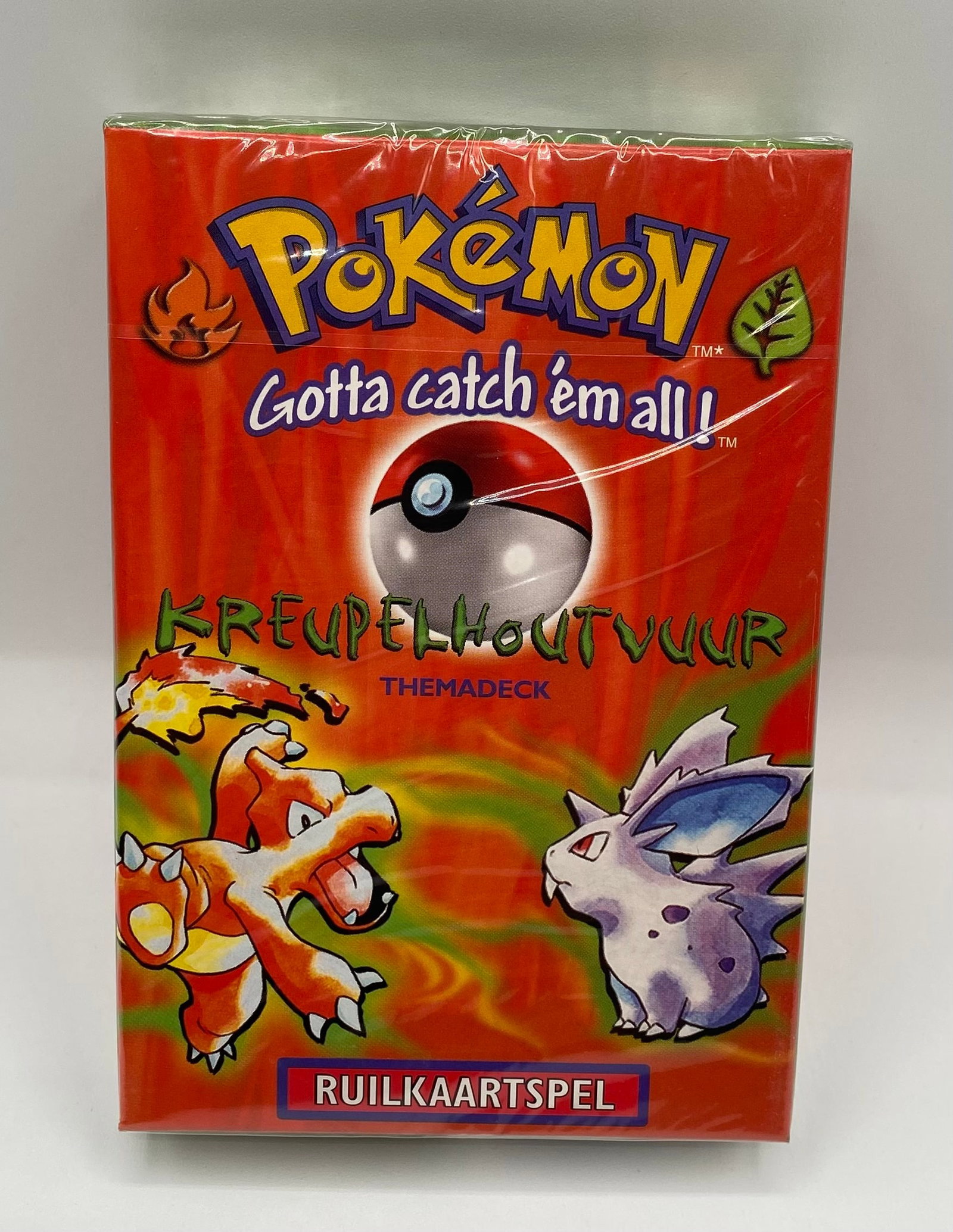 Sealed 1999 Rare Dutch Pokemon Brushfire Theme Deck (1 of 2)