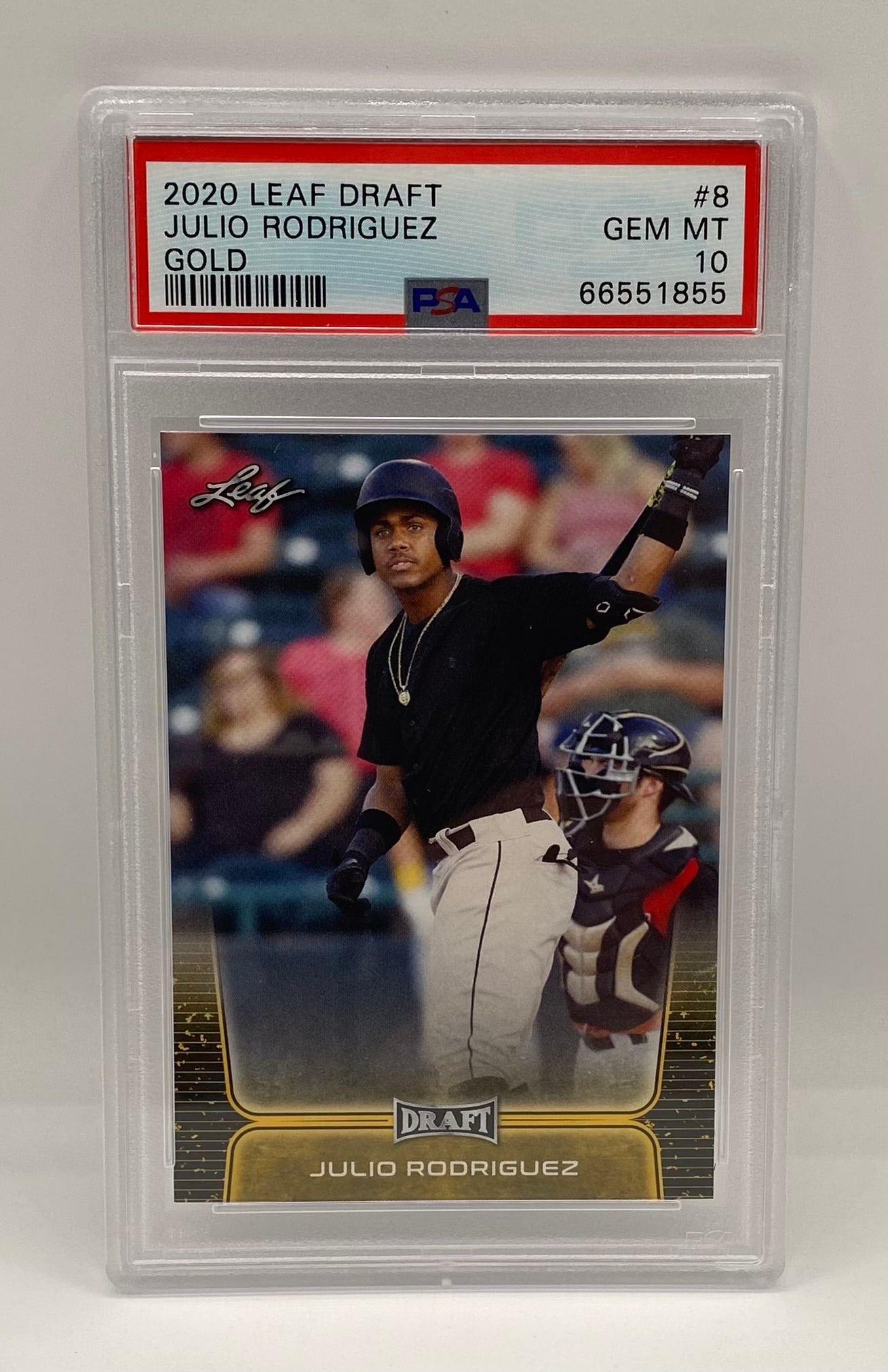 Julio Rodriguez Gold Parallel PSA 10 (1 of 2)