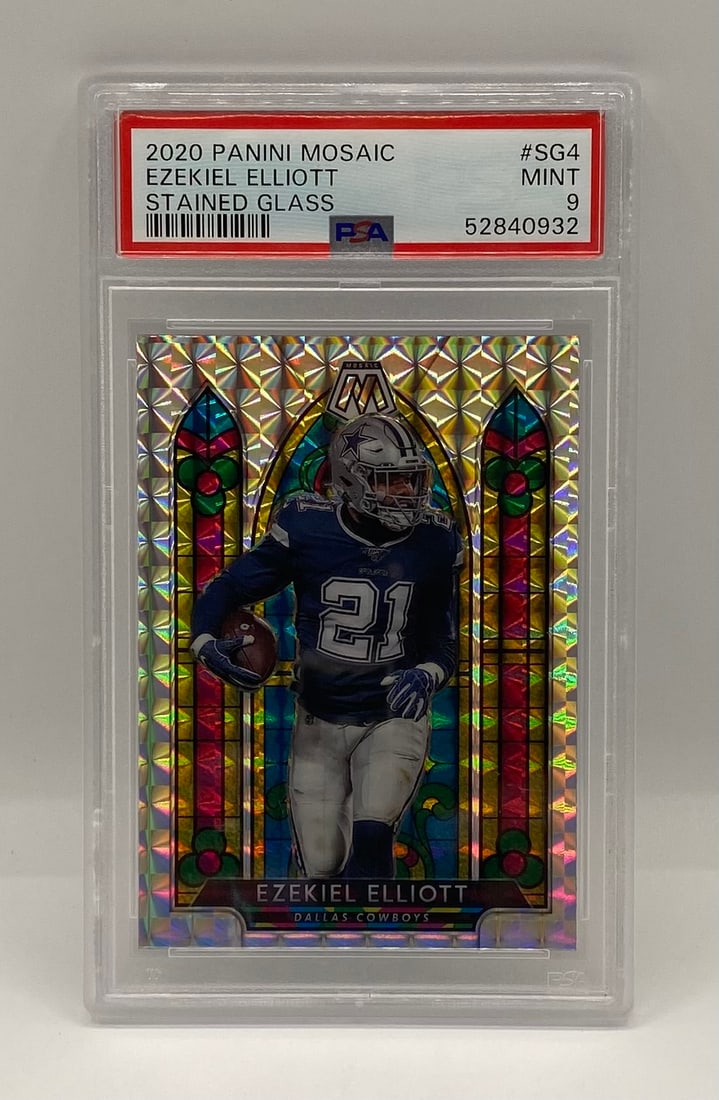2020 Panini Mosaic Ezekiel Elliott Stained Glass Card (1 of 2)