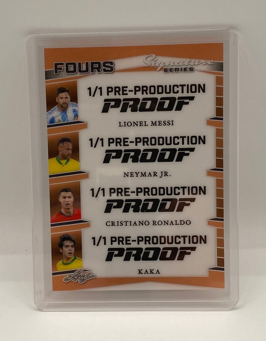 Lionel Messi, Neymar jr , Cristiano Ronaldo & Kaka 1/1 (1 of 2)