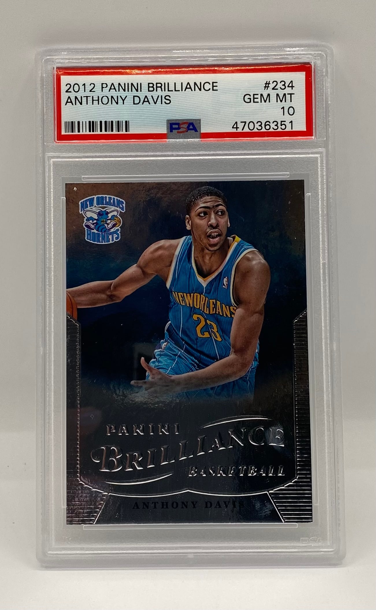 Anthony Davis Rookie Card PSA 10: 2012 Panini Brilliance Anthony Davis Rookie Card #234 - PSA GEM MT 10