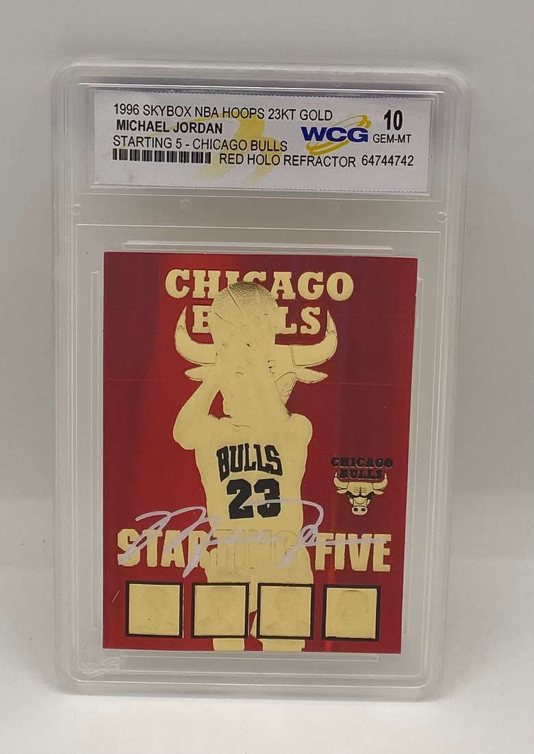 1996 SkyBox Michael Jordan Starting 5 Card (1 of 2)