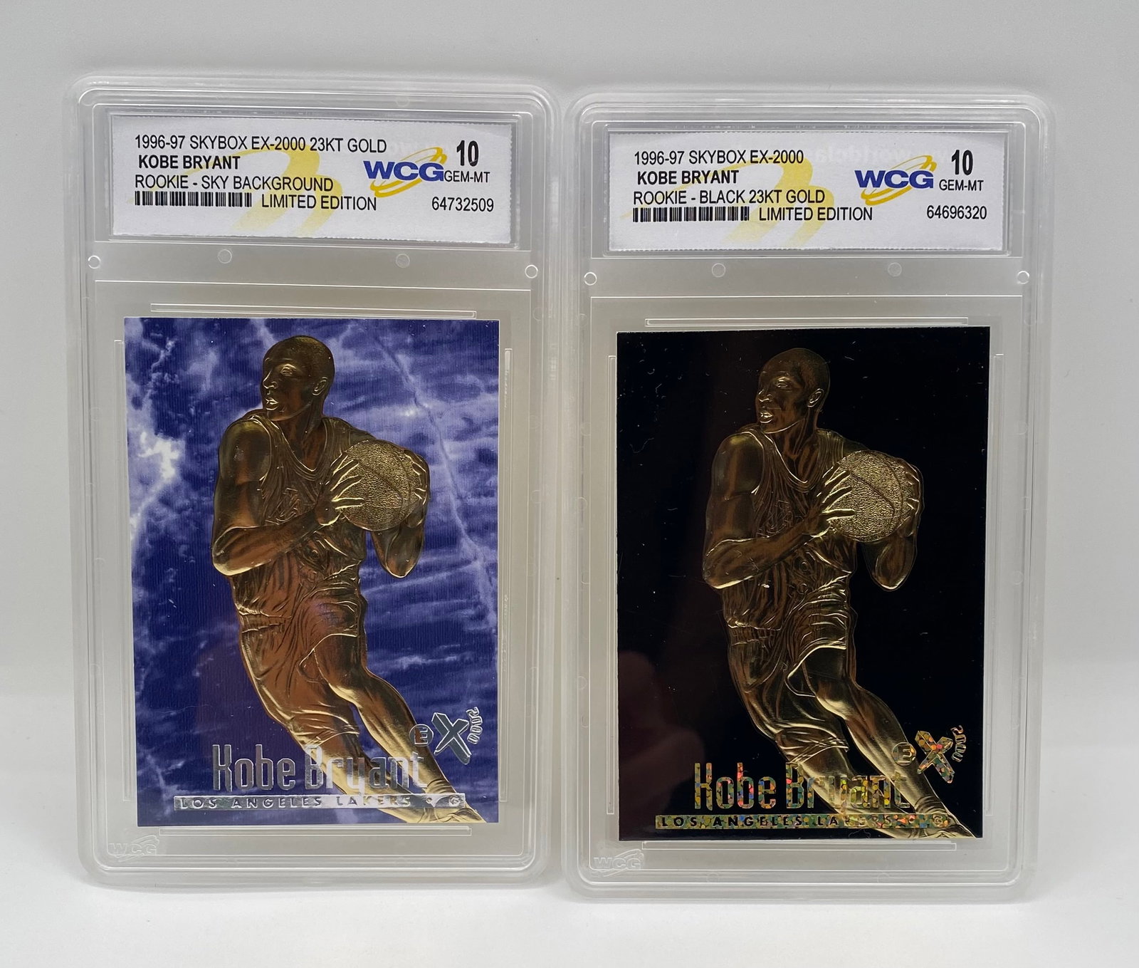 Two 1996 Kobe Bryant Rookie Cards (1 of 2)