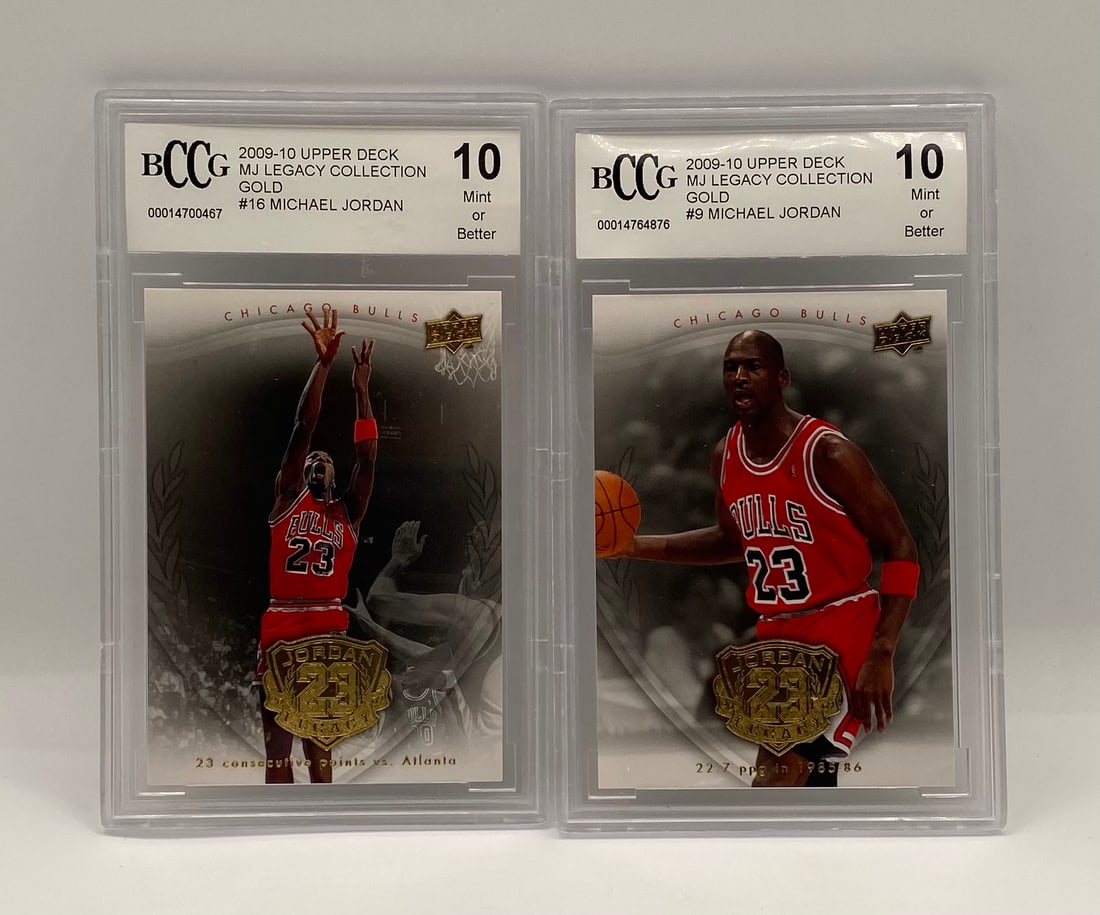 Two 2009 UD Michael Jordan MJ Legacy Cards (1 of 2)