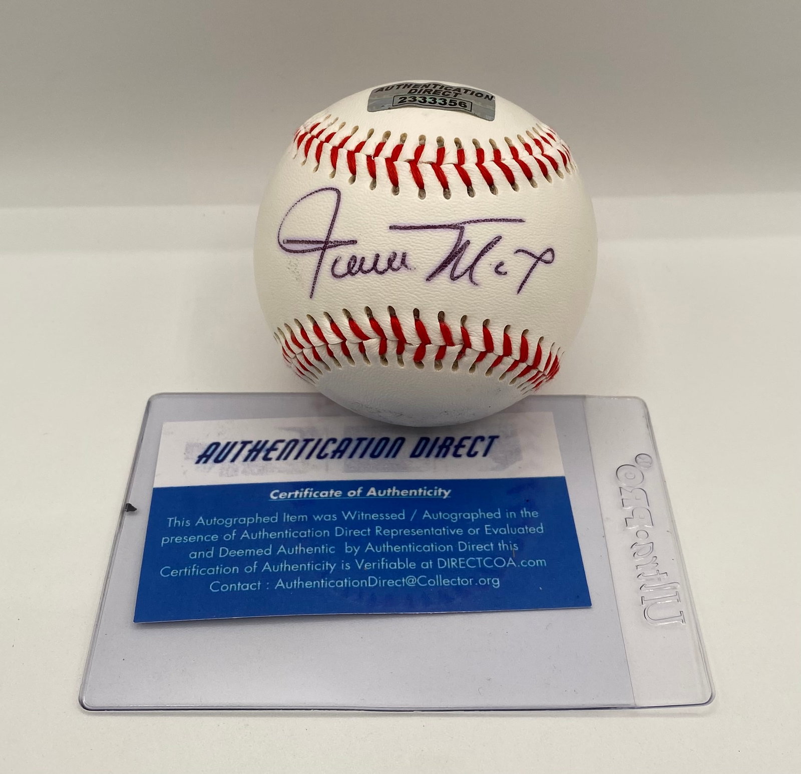 Willie Mays Autographed Baseball With Coa (1 of 1)