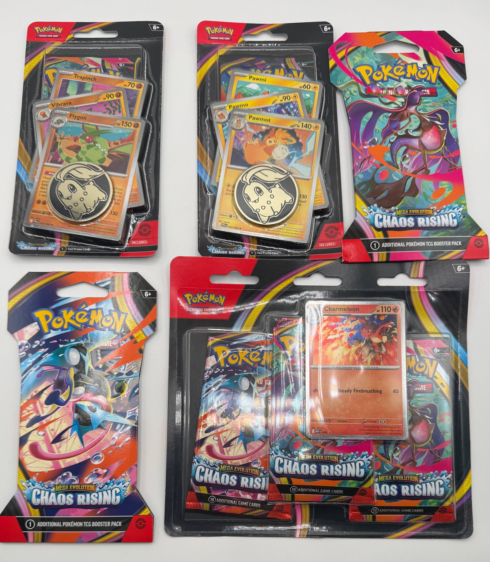 Pokémon TCG Chaos Rising Booster Packs & Blister Cards Lot (1 of 1)