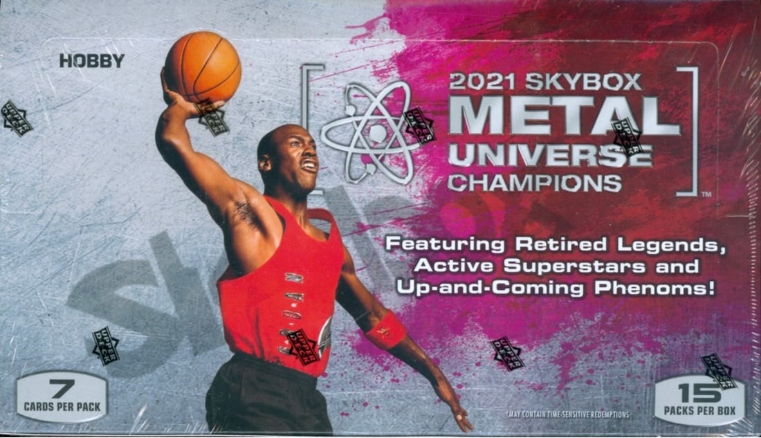 2021 Upper Deck Skybox Metal Universe Champions Basketball Hobby Box - Factory Sealed: 2021 Upper Deck Skybox Metal Universe Champions Basketball Hobby Box - Factory Sealed