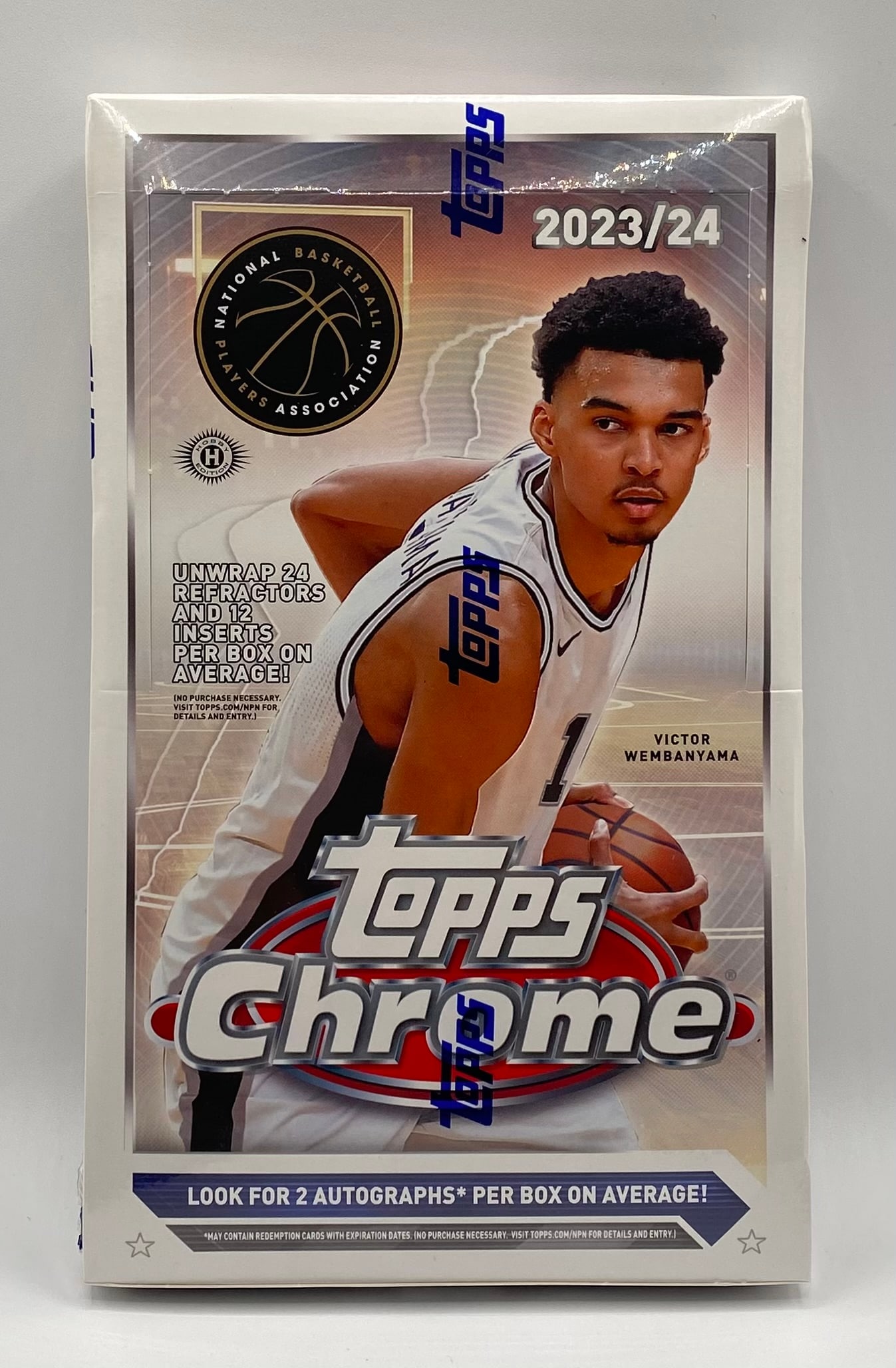2023 Topps Chrome Basketball Hobby Box - Sealed Victor Wembanyama (1 of 2)