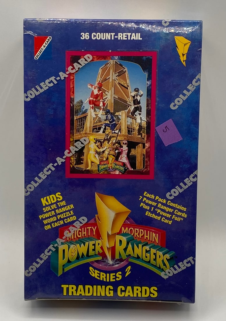 1994 Mighty Morphin Power Rangers Series 2 Sealed Box (1 of 2)