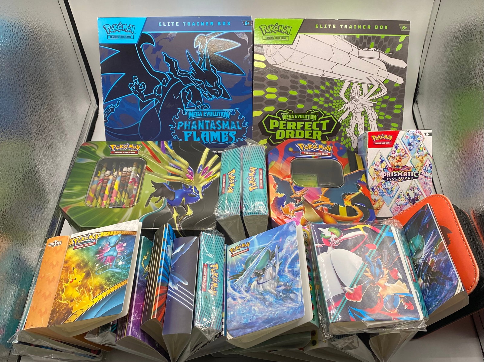 Pokemon Boxes , Packs And Cards Collection Lot: Up for auction is a massive, diverse lot of Pokémon trading cards and collectibles. Perfect for collectors, players, or resellers looking to sort through a treasure trove!Lot Includes: Phantasmal Fla