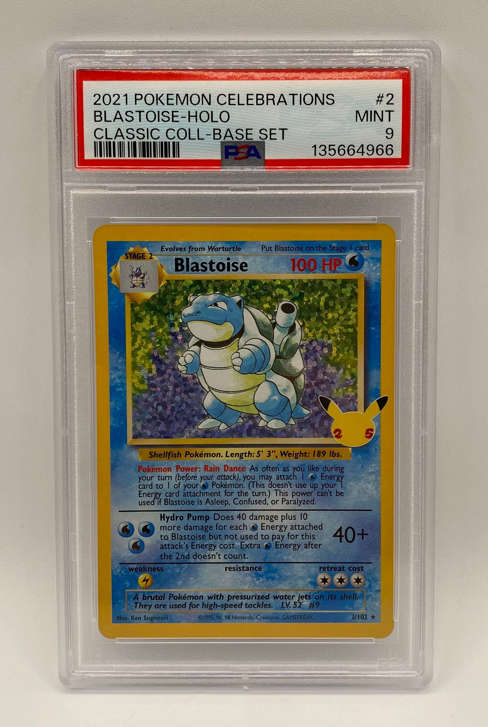 Blastoise Holo PSA 9 (1 of 2)